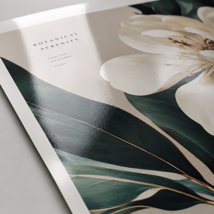 Glossy Paper Close-Up
