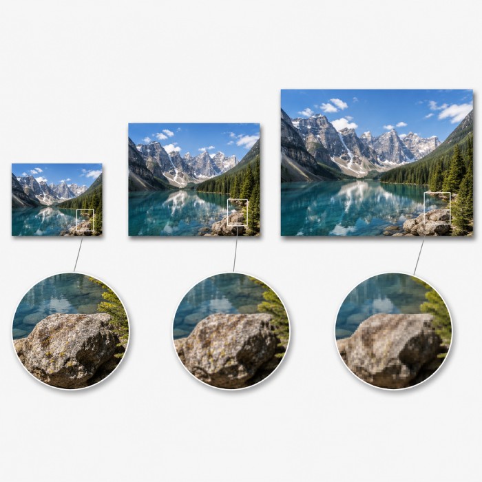 How PPI affects print size and image quality