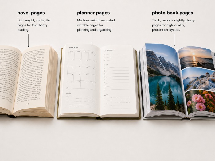 paper weight for novel planner and photo book pages