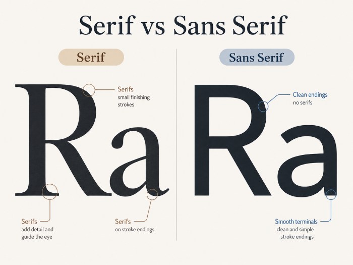 Serif Or Sans Serif Fonts Which Is Better For Books