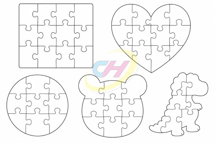 Jigsaw Puzzle Templates and Cutting Support