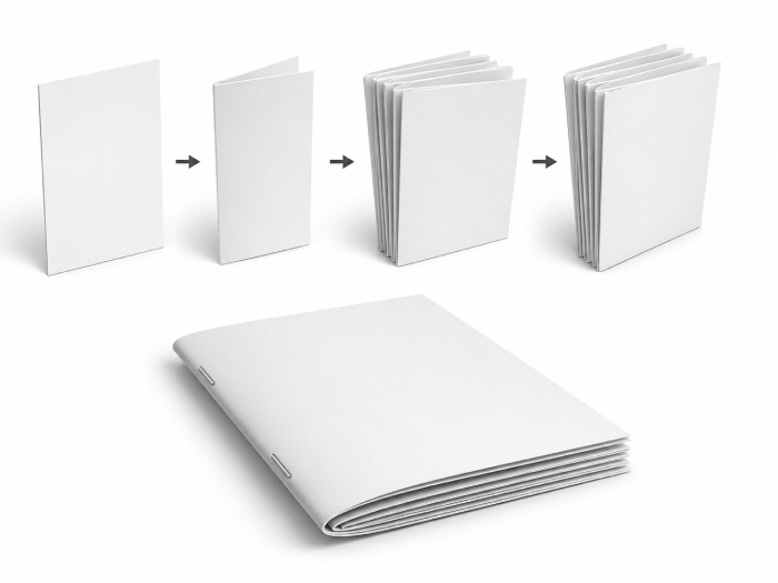 How Saddle Stitch Book Binding Works