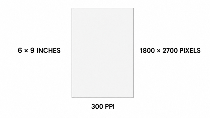 Pixel dimensions required for a 6 by 9 inch image at 300 PPI