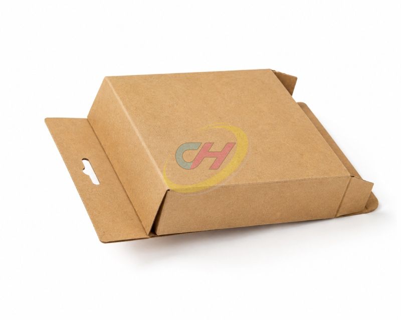 Tuck End Kraft Box with Hang Tab
