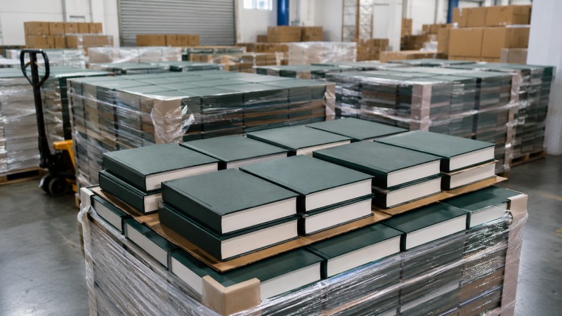 Large volume hardcover book production for international publishers