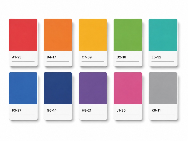 Pantone color reference system for printing color identification