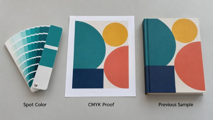 Color references used for print color matching