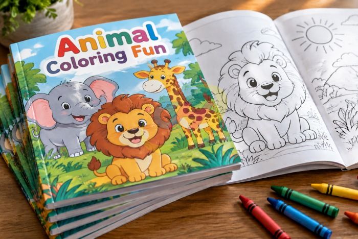 Children's Coloring Book Printing