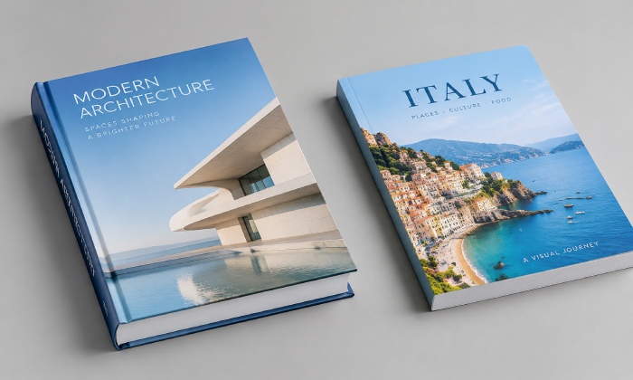 Casebound hardcover and perfect bound softcover book comparison